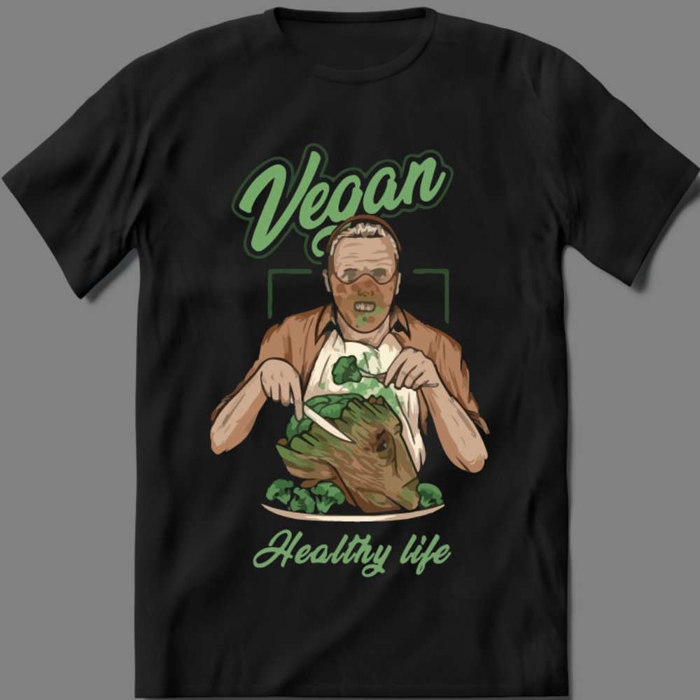 HANNIBAL VEGAN FUNNY SHIRT